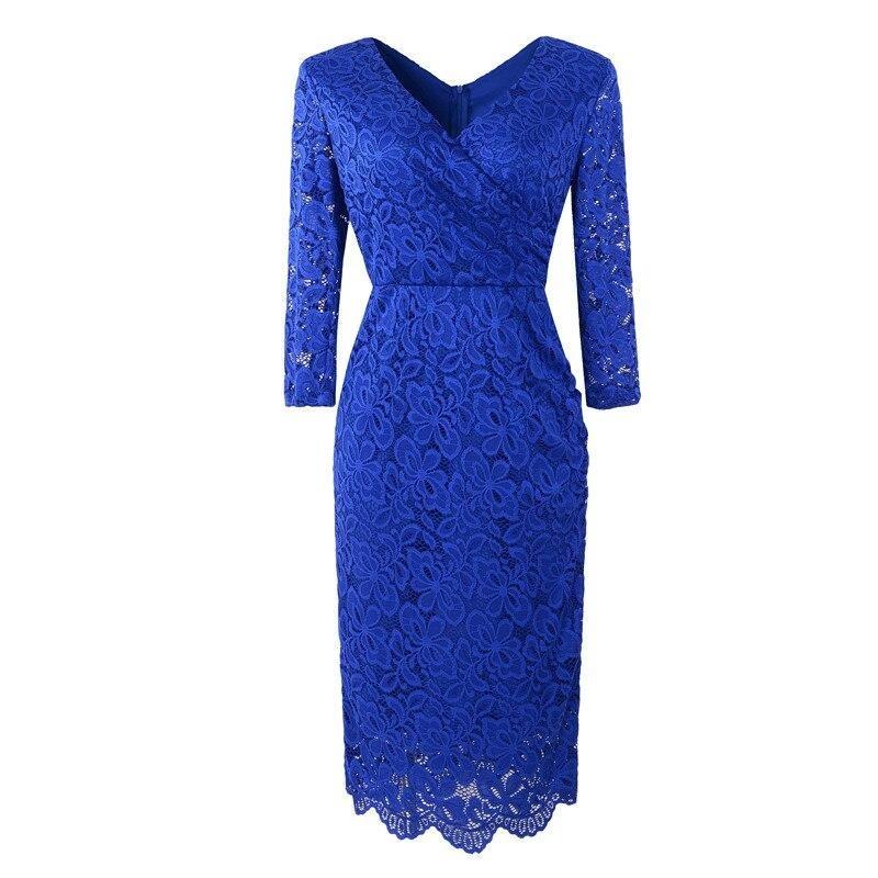 Vintage 50er Jahre Bleistiftkleid Blau