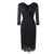 Vintage 50er Jahre Bleistiftkleid Schwarz