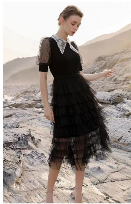 40er-Jahre-Krinoline-Kleid