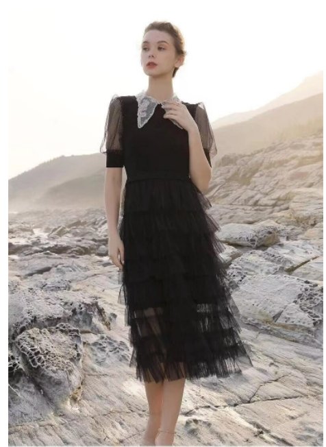 40er-Jahre-Krinoline-Kleid