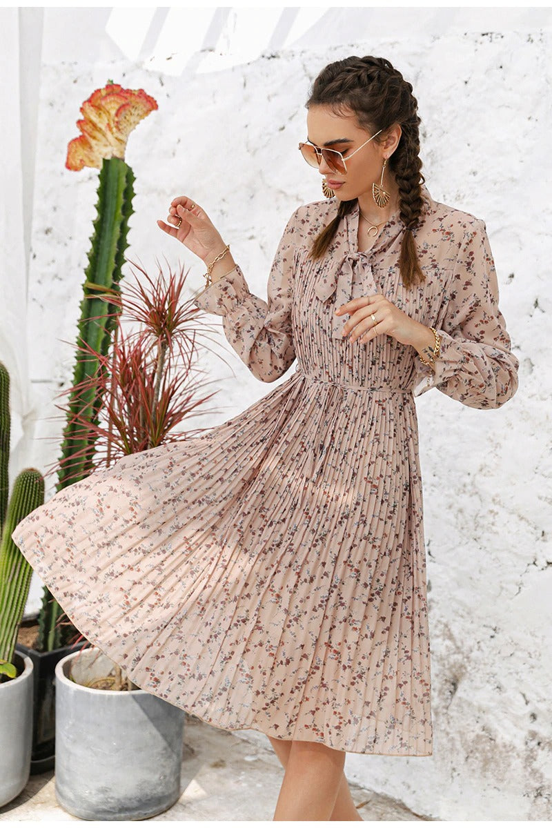 Florales Vintage-Zeremonienkleid