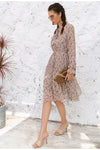 Florales Vintage-Zeremonienkleid