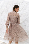 Florales Vintage-Zeremonienkleid