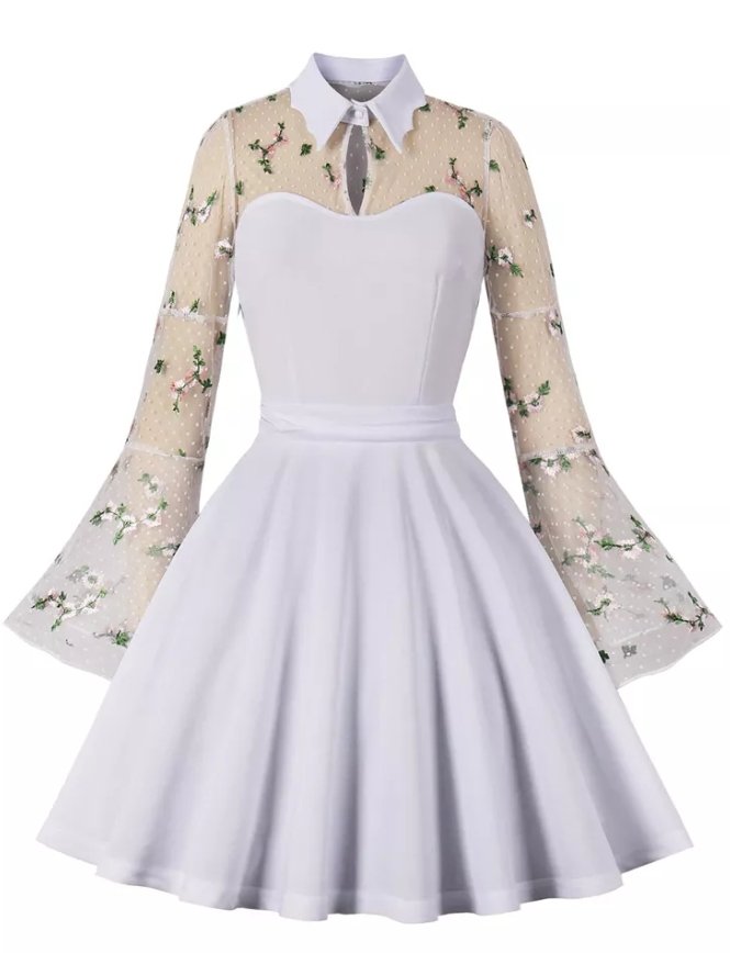 Vintage schickes Hochzeitskleid