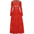 Vintage rotes Abendkleid