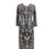 Beigefarbenes Abendkleid im Gatsby-Stil
