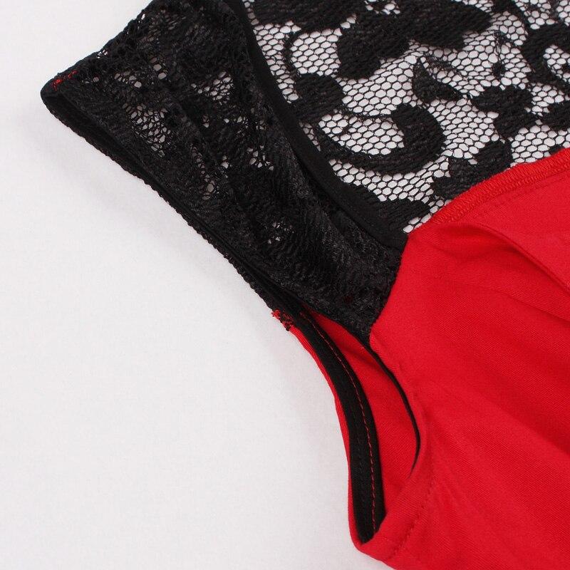 Vintage Rockabilly Rotes Abendkleid