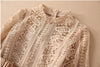 Vintage Blassrosa Spitzenkleid