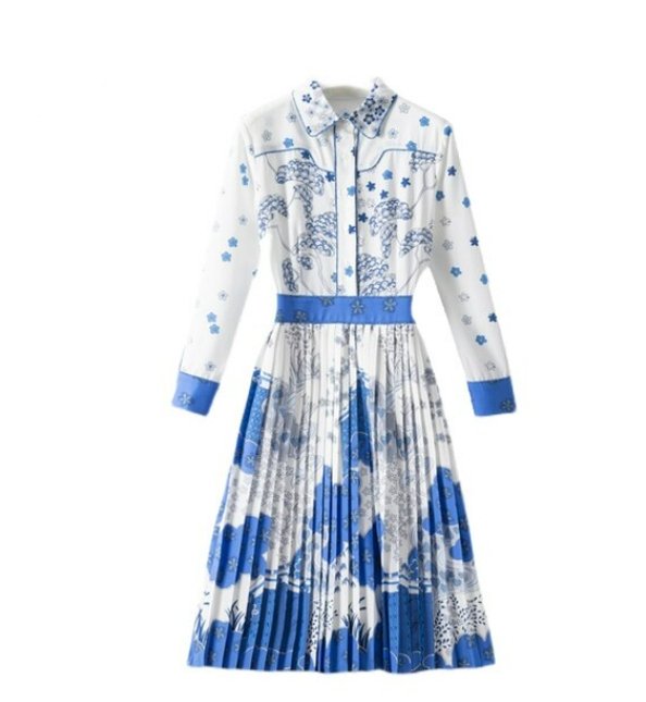 40er 50er Kleid Blau