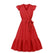 Rotes 50er-Jahre-Sommerkleid