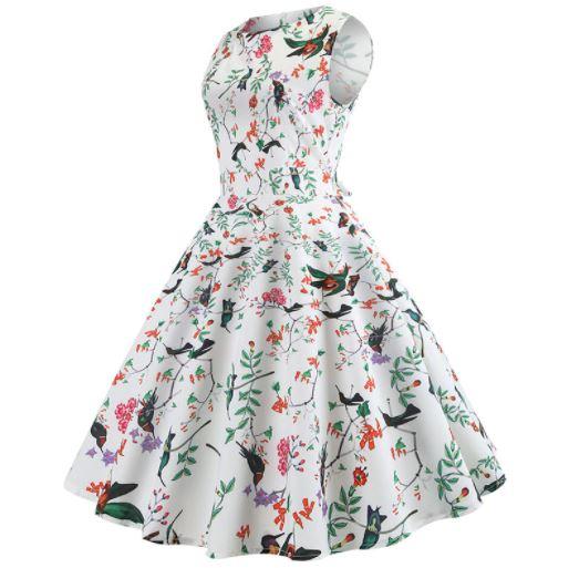 50er Jahre schickes feminines Kleid