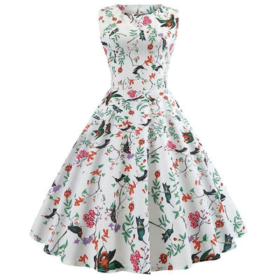 50er Jahre schickes feminines Kleid