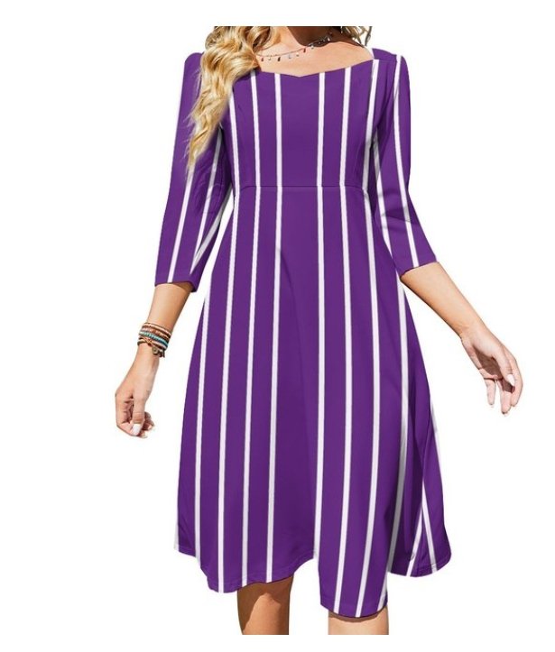 70er-Jahre-Kleid für Damen