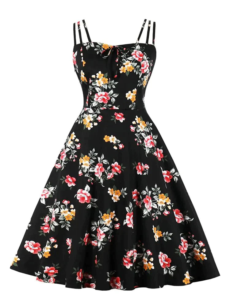 50er Rockabilly Mädchenkleid