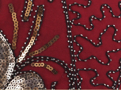 Gatsby-Kleid – Charleston-Rot