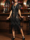 Schwarz-goldenes „The Great Gatsby“-Kleid