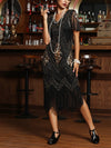 Schwarz-goldenes „The Great Gatsby“-Kleid