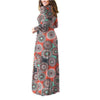 Winterliches schickes Hippie-Kleid