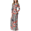 Winterliches schickes Hippie-Kleid