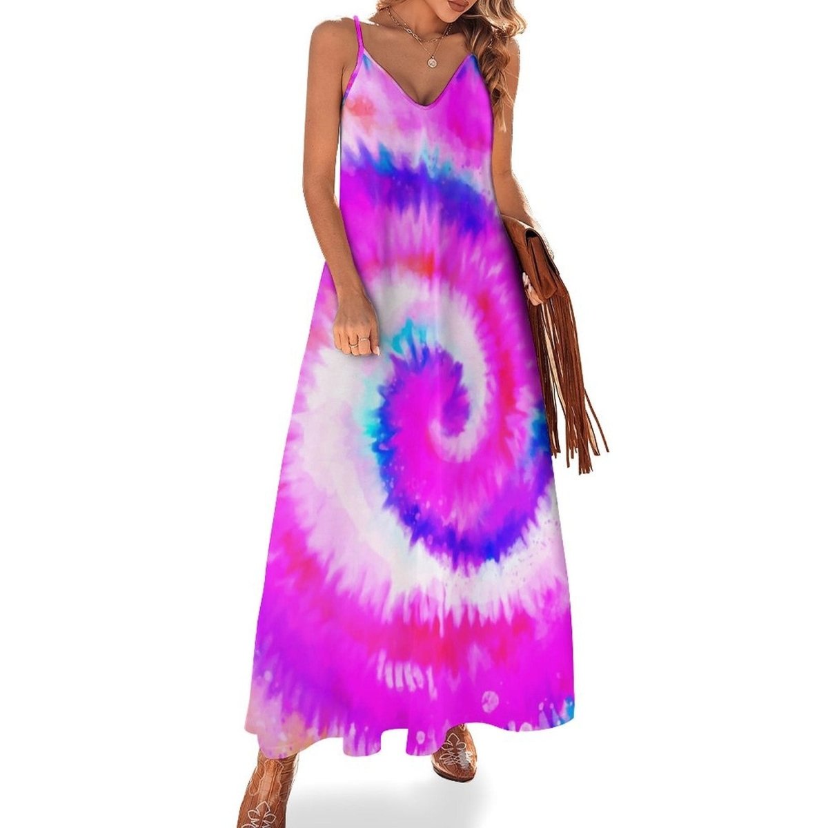 Vintage 1970 Hippie-Kleid
