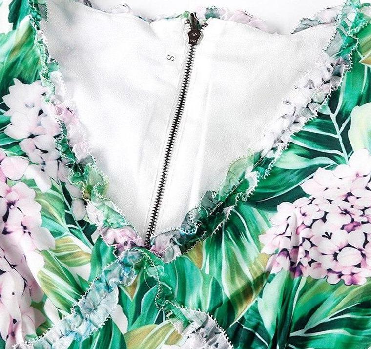 Kleid mit Vintage-Print