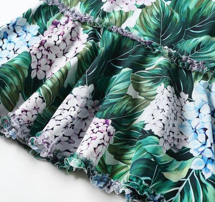 Kleid mit Vintage-Print