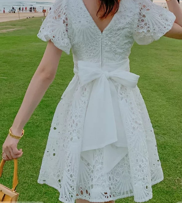 Kurzes Vintage-Hochzeitskleid