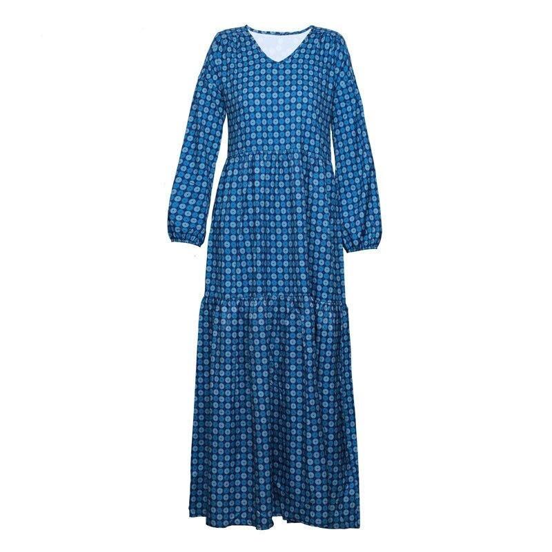 Vintage Maxikleid Blau