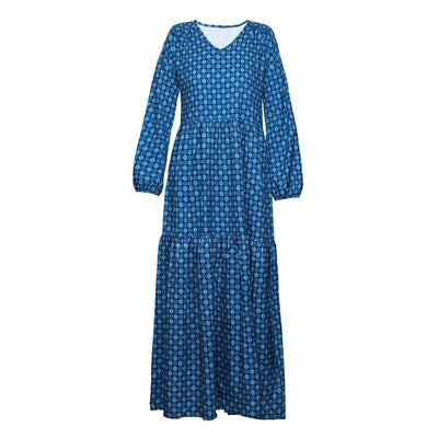 Vintage Maxikleid Blau