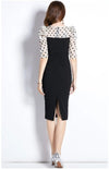 Vintage Polka Dot Midikleid