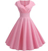 Trägerloses 60er-Jahre-Kleid in Rosa
