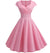 Trägerloses 60er-Jahre-Kleid in Rosa