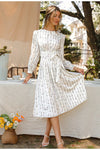 Kleid mit Vintage-Muster