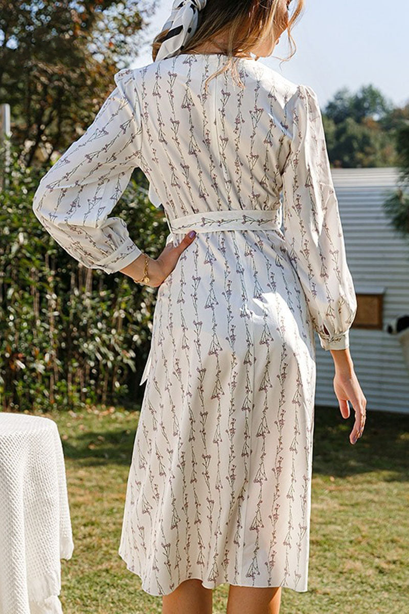 Kleid mit Vintage-Muster