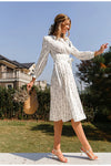 Kleid mit Vintage-Muster