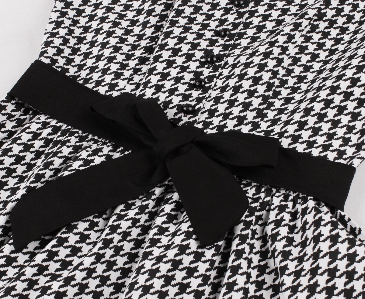 Vintage offenes Kleid weiß