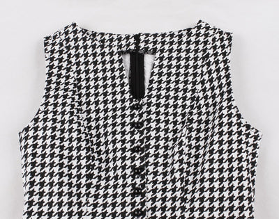 Vintage offenes Kleid weiß