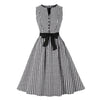Vintage offenes Kleid weiß