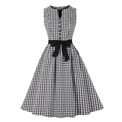 Vintage offenes Kleid weiß