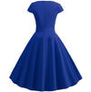 50er Pin Up Kleid Blau