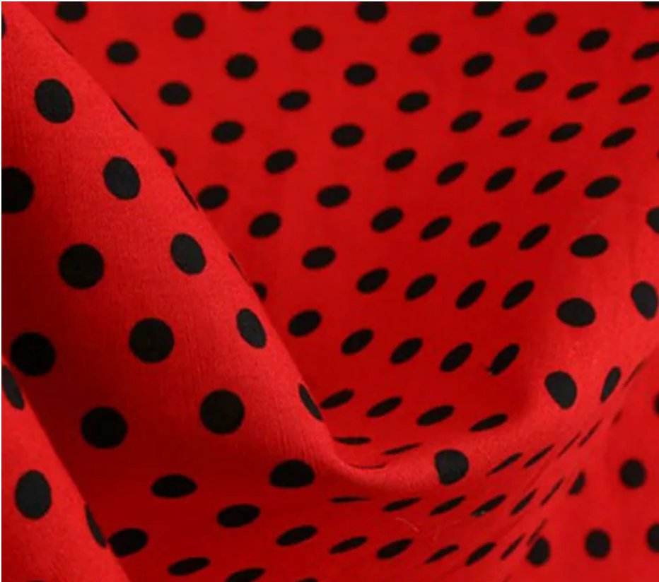 Rotes 50er-Jahre-Pin-Up-Kleid