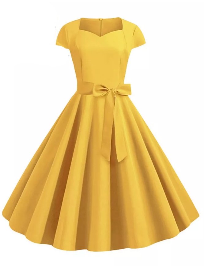 50er Jahre Rockabilly-Kleid