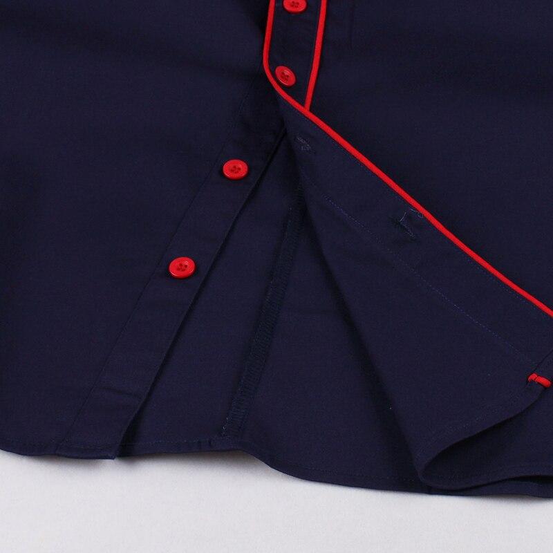 Marineblaues Rockabilly-Kleid