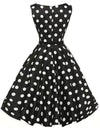 50er Jahre Polka Dot Pin-up Retro Rockabilly Kleid