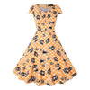 Halloween-Gingham-Rockabilly-Kleid