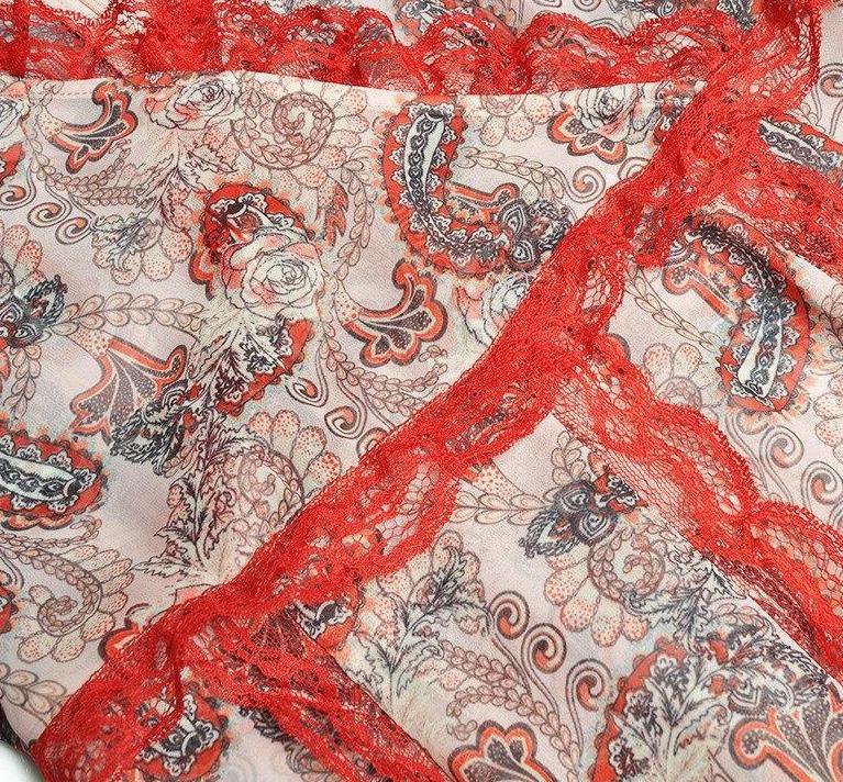 Rotes Vintage Spitzenkleid