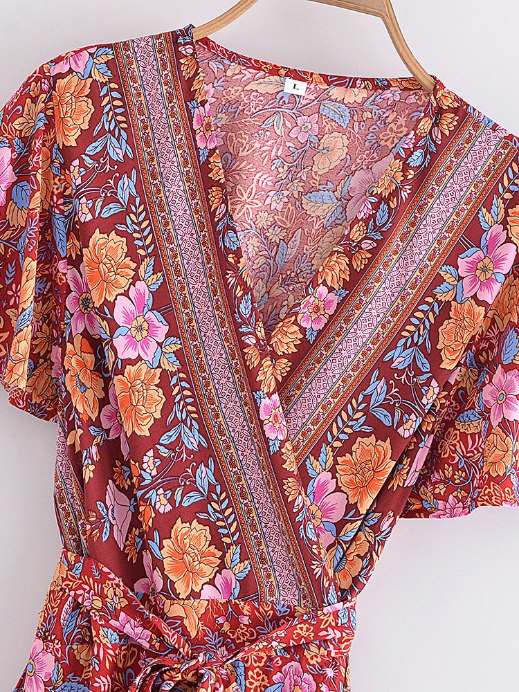 Frühlingskleid der 70er Jahre