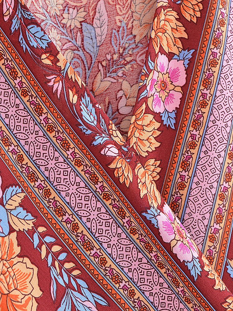 Frühlingskleid der 70er Jahre