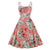 Rosa Kleid im Vintage-Stil in Übergröße
