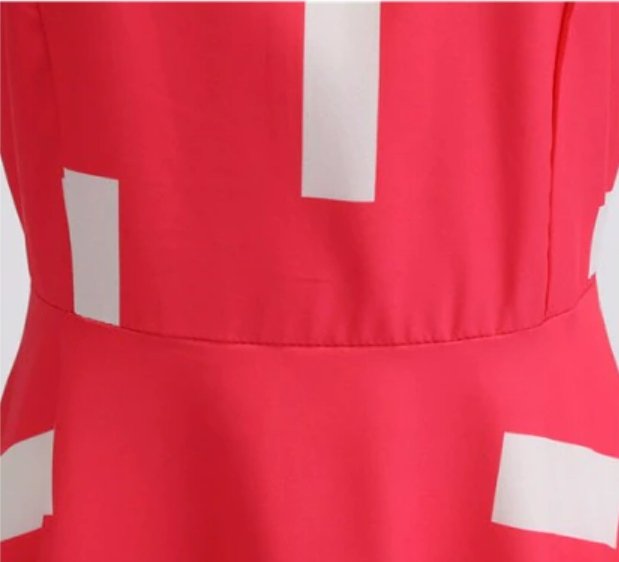 Vintage Trapezkleid mit Spitzenkragen